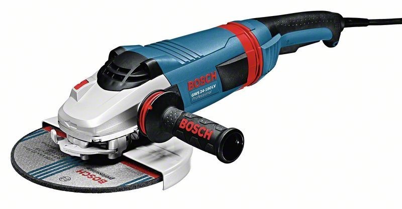 BOSCH ANGLE GRINDER GWS24-180LV 180MM 2400W STRAIGHT HANDLE